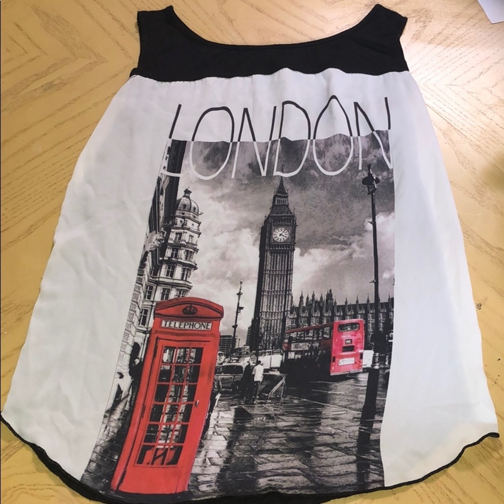 “London” tank top